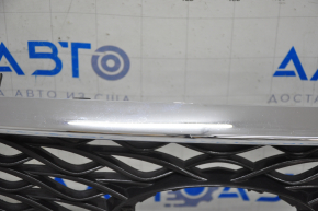 Решетка радиатора grill Infiniti QX30 17-18 хром, песок