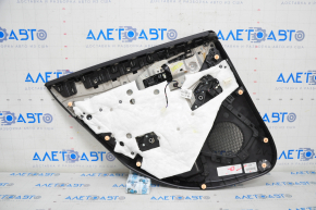 Capacul usii spate dreapta Infiniti QX30 17- negru, cotiera piele bej, zgarietura