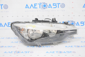 Far dreapta față asamblată BMW 3 F30 16-18 halogen, nisip