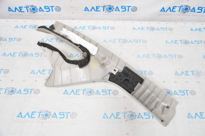 Capacul stâlpului frontal stâng Nissan Leaf 13-17 gri, sub claxon, plastic albăcit