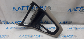 Capacul consolei centrale Ford Focus mk3 15-18 restilizat, gri, zgârieturi fine