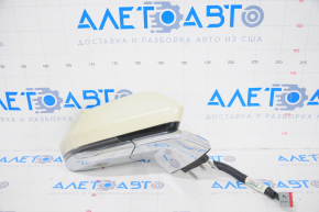 Зеркало боковое правое в сборе Lincoln MKZ 13-16 14 пинов, BSM, поворотник, проекция, беж+хром