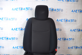 Scaun de pasager Nissan Leaf 13-17 fără airbag, manual, încălzire, material textil negru