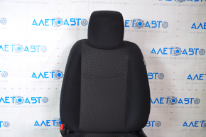 Водительское сидение Nissan Leaf 13-17 без airbag, механич, подогрев, тряпка черн