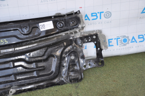 Задняя панель VW Passat b8 16-19 2 части, черная