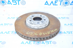 Placă de frână față stânga BMW 7 G11 G12 16-22 348/36mm