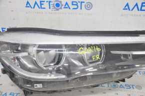 Far dreapta față goală BMW 7 G11 G12 16-19 LED, adaptiv, încălzit, nisip, crom util