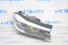 Far dreapta față goală BMW 7 G11 G12 16-19 LED, adaptiv, încălzit, nisip, crom util