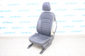 Scaun șofer Ford Fusion mk5 17-20 fără airbag, piele neagră, electric, încălzire, uzat