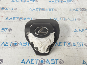 Подушка безопасности airbag в руль водительская Lexus RX350 RX450h 10-12 дорест черн, стрельнувшая