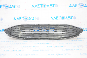 Решетка радиатора grill в сборе с обрамлением Ford Fusion mk5 17-18 песок, тычки