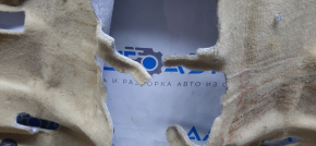 Acoperirea podelei pentru Lexus ES300h ES350 13-18 bej, prinderea ruptă, zgârieturi pe plastic, necesită curățare chimică