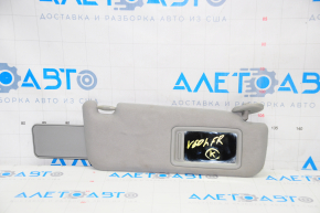 Козырек правый Toyota Camry v50 12-14 usa серый, без крючка, отклеена ткань, под химчистку, без подсветки