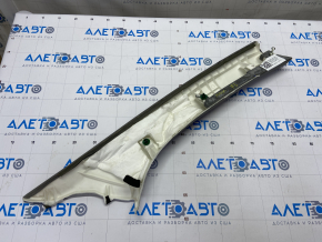 Накладка передней стойки левая Acura MDX 07-09 ткань серая, надорвана