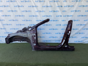 Panoul frontal stânga Ford Fusion mk5 13-20, bordo, cu stâlp central