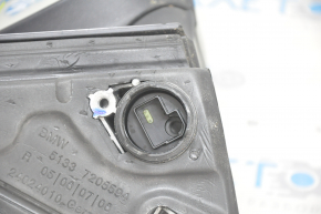 Oglindă laterală dreapta BMW X3 F25 11-14, cu 3 pini, neagră