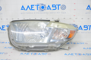 Far stânga față Toyota Highlander 08-10, gol, hibrid, halogen, nisip.