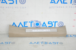 Накладка порога с подсветкой задняя левая Lexus RX300 RX330 RX350 RX400h 04-09 беж, царапины