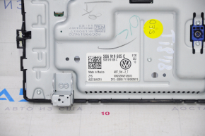 Radio CD player VW Tiguan 18- 8 butoane fără navigație, zgârieturi