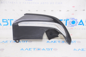 Capacul silențiosului drept al Honda Accord 18-22 EXL, touring, cu crom, nisip