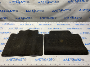 Set de covorașe Nissan Rogue 14-20, material textil negru, potrivit pentru curățare chimică