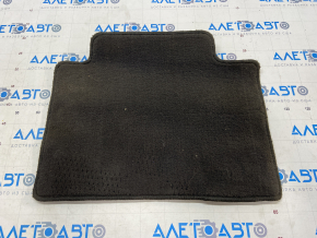 Covorul din spate dreapta al salonului Nissan Rogue 14-20, material textil, negru.