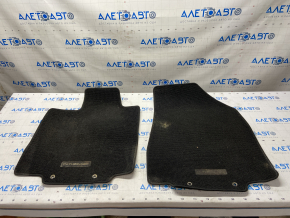 Set de covorașe pentru interiorul mașinii Nissan Pathfinder 13-20, material textil negru, potrivit pentru curățare chimică