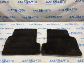 Set de covorașe pentru interiorul mașinii Ford Escape MK3 13-19, material textil negru, tip 2, potrivit pentru curățare chimică