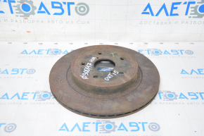 Placă de frână spate dreapta Subaru Outback 15-19 300/17mm ruginită.