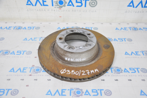 Placă de frână spate dreapta Porsche Panamera 10-16 4.8 350/27mm