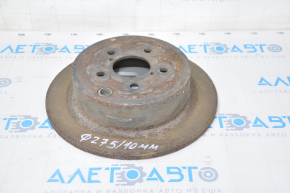 Placă de frână spate dreapta Subaru Forester 14-18 SJ 275/10mm ruginită.