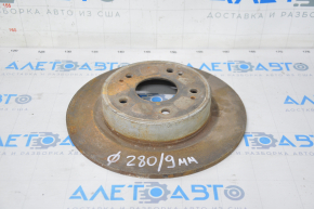 Placa de frână spate stânga Honda Accord 13-17 280/9mm ruginită.