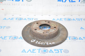 Placă de frână spate dreapta Honda Civic X FC 16-21 260/9mm ruginită.