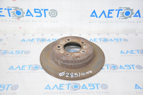 Placă de frână spate dreapta Hyundai Sonata 11-15 285/10mm ruginită.