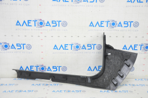 Capac prag interior dreapta fata Audi Q5 8R 09-17, neagra, zgarieturi