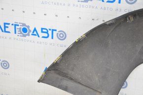 Buza bara spate pentru 2 tevi Audi Q5 8R 13-17 cu senzori de parcare, fara carlig de remorcare, neagra, rupta, zgariata, suportul rupt.