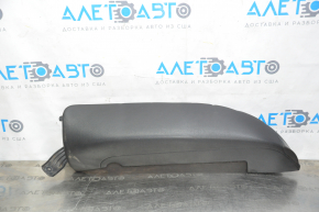 Capacul lateral al scaunelor din spate dreapta VW CC 08-17, piele ecologica neagra, cute pe piele.