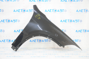 Aripa dreapta fata BMW X1 F48 16-22 negru 475, tija