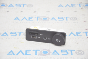 USB HUB AUX Jaguar F-Pace X761 17-20 с прикуривателем