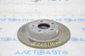 Placă de frână spate dreapta Chevrolet Volt 16- 265/10mm ruginită.