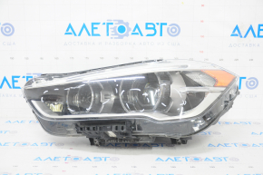 Far stânga față asamblată BMW X1 F48 16-19 LED, nisip