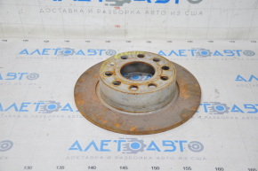 Placă de frână spate dreapta VW Jetta 11-18 SUA 250/10mm ruginită.