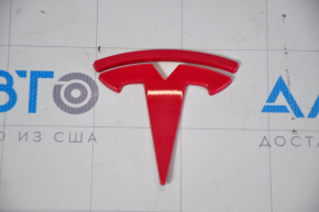 Emblema T pentru capacul portbagajului Tesla Model 3 18- crom, cu aplicatie