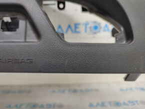 Торпедо передняя панель с AIRBAG Audi A4 B8 13-16 рест голая, черная, царапины