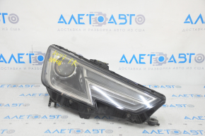 Фара передняя правая в сборе Audi A4 B9 17-19 ксенон+LED, слом креп, песок