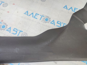 Capac prag interior spate stânga Audi A4 B8 08-16 sedan, negru, zgârieturi