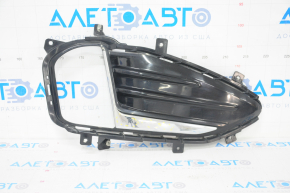 Grila bara fata dreapta Ford Edge 19- cu PTF si ornamente cromate, nisip