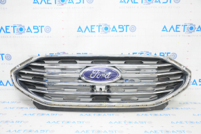 Grila radiatorului Ford Edge 19- completă cu emblemă, suport pentru cameră, nisip