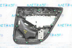 Capacul usii spate stânga Honda Accord 18-22 negru, cotiera și inserție din piele, zgârieturi.