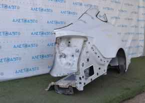 Aripa spate dreapta Ford Fusion mk5 13-20 albă, tăieturi